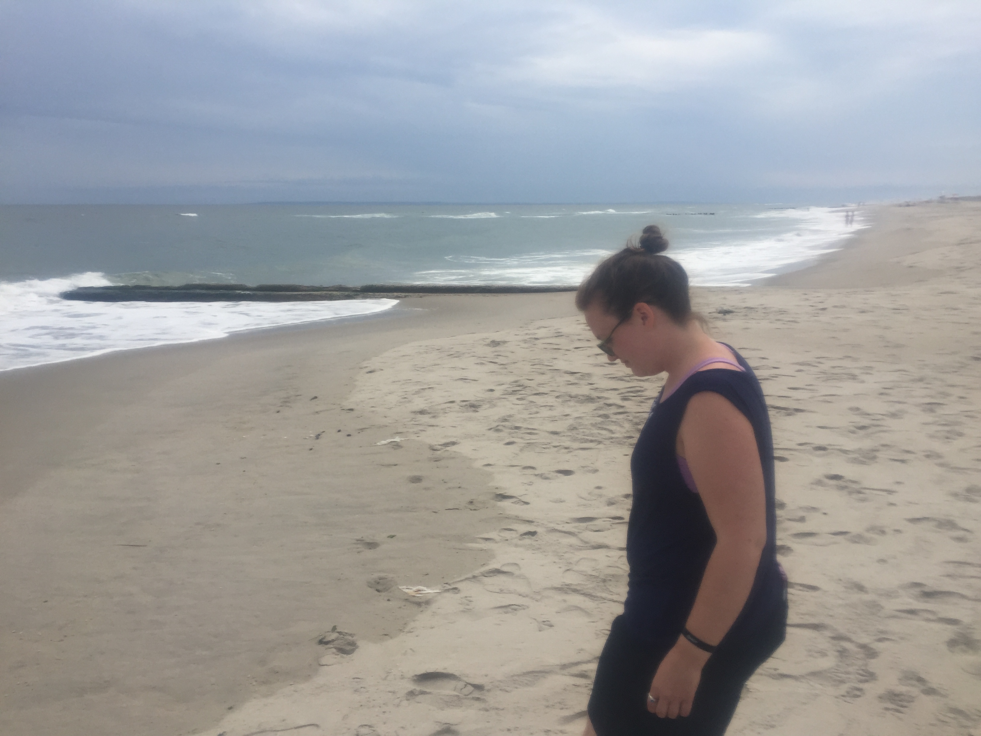 Photo along the water's edge at Jacob Riis Park